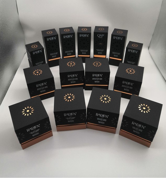 Face Cream Cosmetic Packaging Boxes FSC Rigid Men Women Cleanser Toner Outer