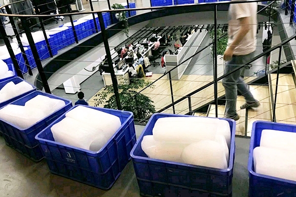 25T/24H Brine Refrigeration Block Ice Machine Industrial Salt Water