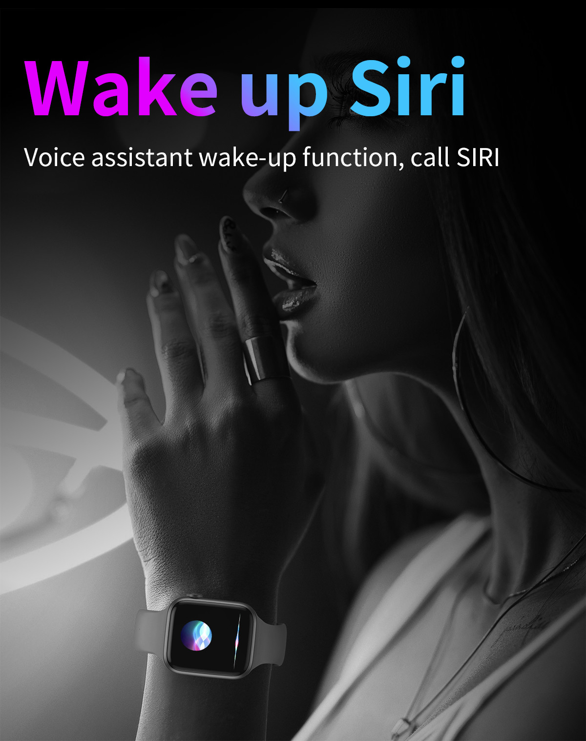 2021 AW9 smart watch 1.75IPS Screen 280 mah Battery BLE call intelligent body temperature detection