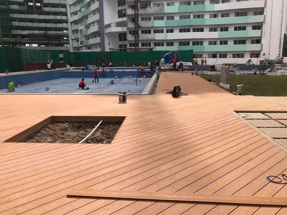 Wood Plastic Composite Wood Exterior Wall Panel WPC Wall Cladding PE Co Extrusion