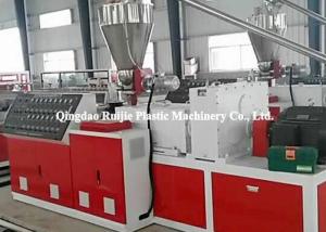 China 23*23mm Double Screw PVC Corner Bead Extrusion Machine on sale