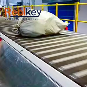 High Efficiency Narrow Belt Sorter Low Maintenance Automated Parcel Sorting For