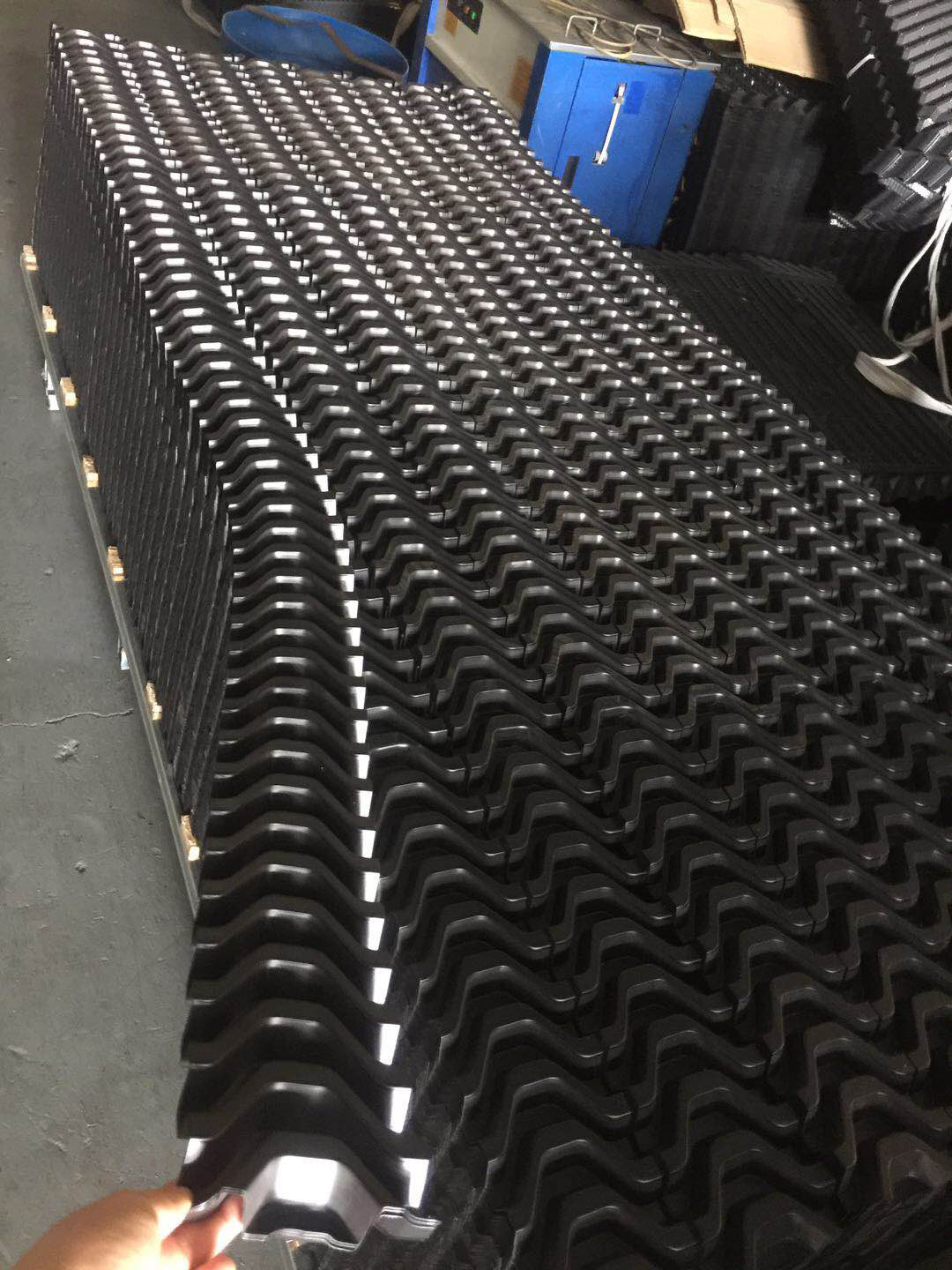 Cooling Tower Air Inlet Louver Accessories PVC Medium 2000mm