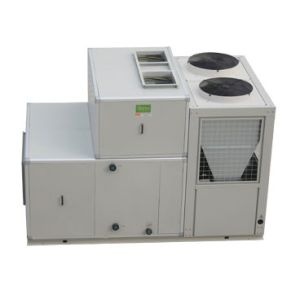 China Air Cooled Rooftop Packaged Unit With Hot Water Heating Coil on sale