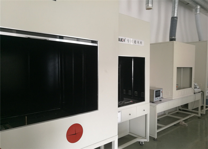 Lab Textile Flammability Testing Large Hanging Fabric Standard NFPA701-2 Adjust