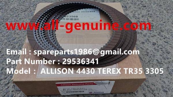 29536341 ALLISON TEREX DUMP TRUCK TA40 TR50 TR60 TR70 TR100A MT4400 MT3600