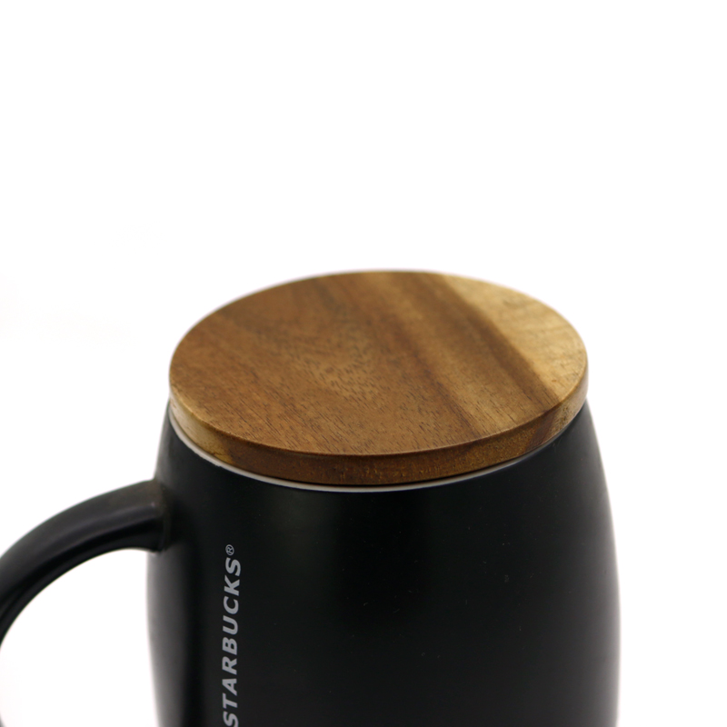 Decorative Wooden Jar Lid Dustproof Spice Jar Acacia Lid Silicone Mug Cup Cover
