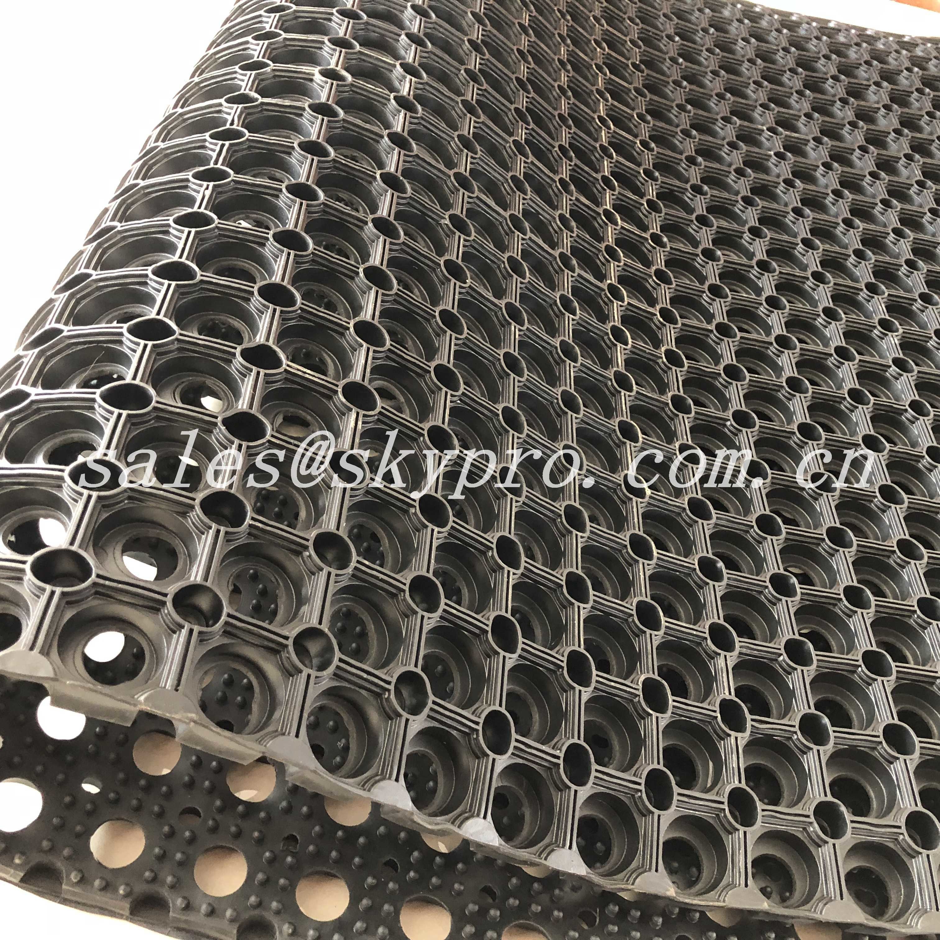 Restaurant Channel Workshop Rubber Kitchen Mats Anti - Skid Pad OEM