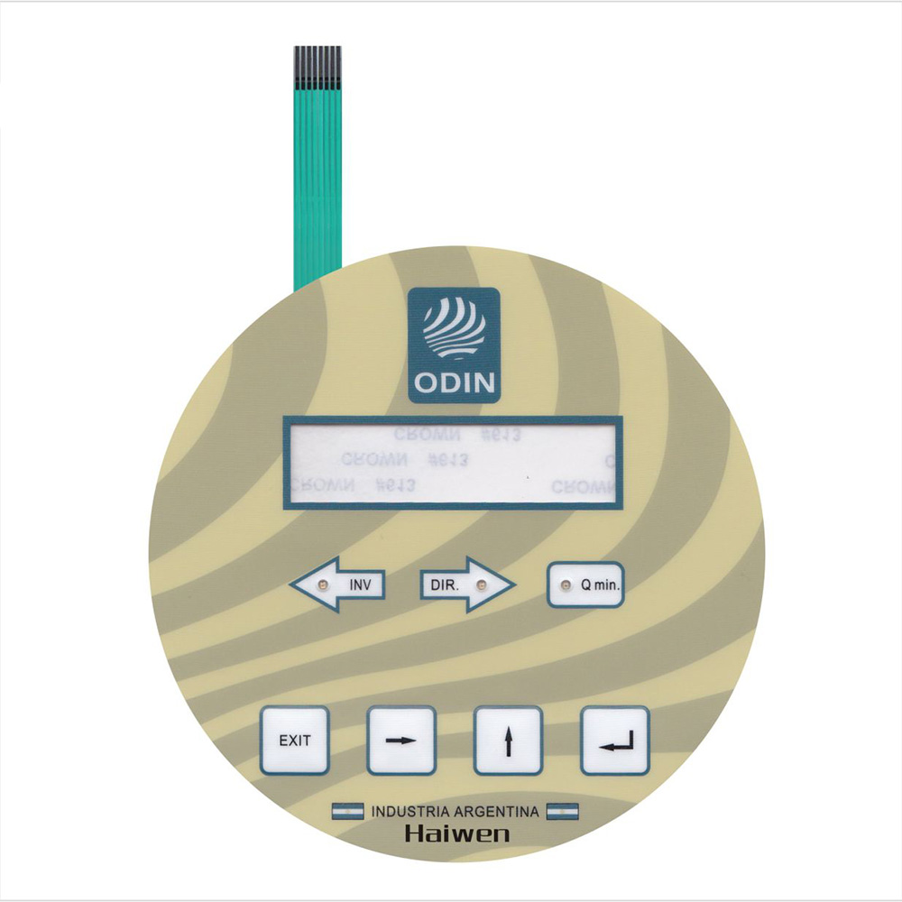 ISO Water Resistance Illuminated Membrane Switch Overlay Used In Various Fieds