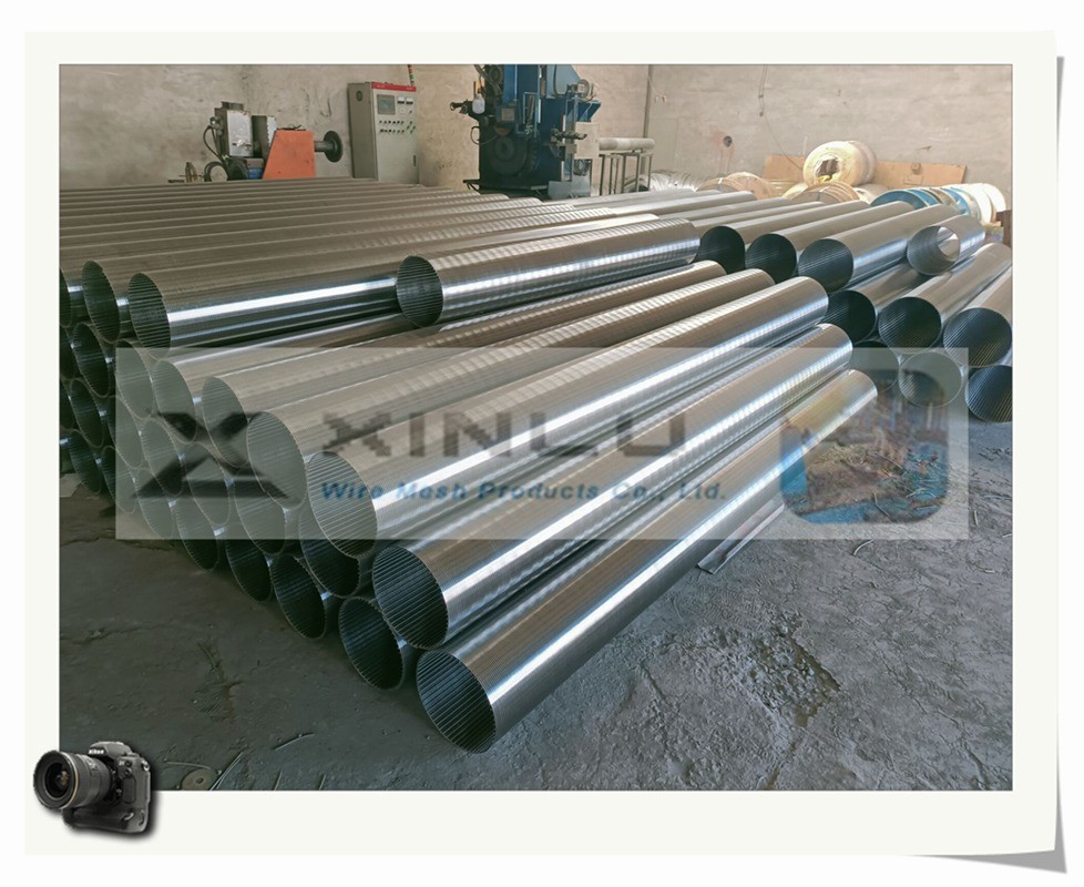 10 Inch Wedge Wire Screen Pipe V Wire SS201 Stainless Steel Slotted Pipe