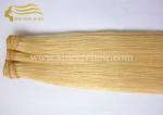 24 Inch Straight Hair Extensions for Sale, 60CM Light Blonde #613 STB Remy Human Hair Weft Extensions 100 Gram For Sale Manufactures