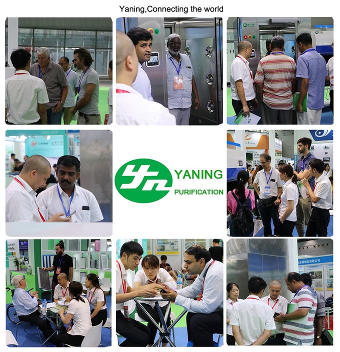 Ce Certification Stainless Steel Cleanroom Air Shower With Face Recognition System