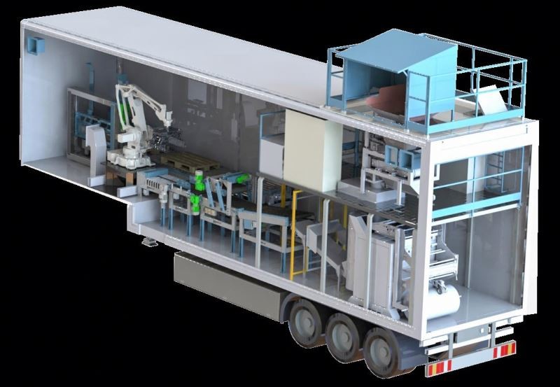 20kg 10kg Mobile Bagging System Cargo Handling Equipment