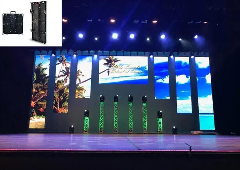 Economic 2880Hz Indoor Led Video Board 250x250mm Rental P3.91 LED Display