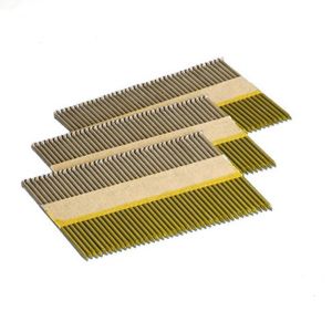  Flat Head Paper Collated Framing Nails , 34 Degree Framing Nails With Screw Shank Manufactures
