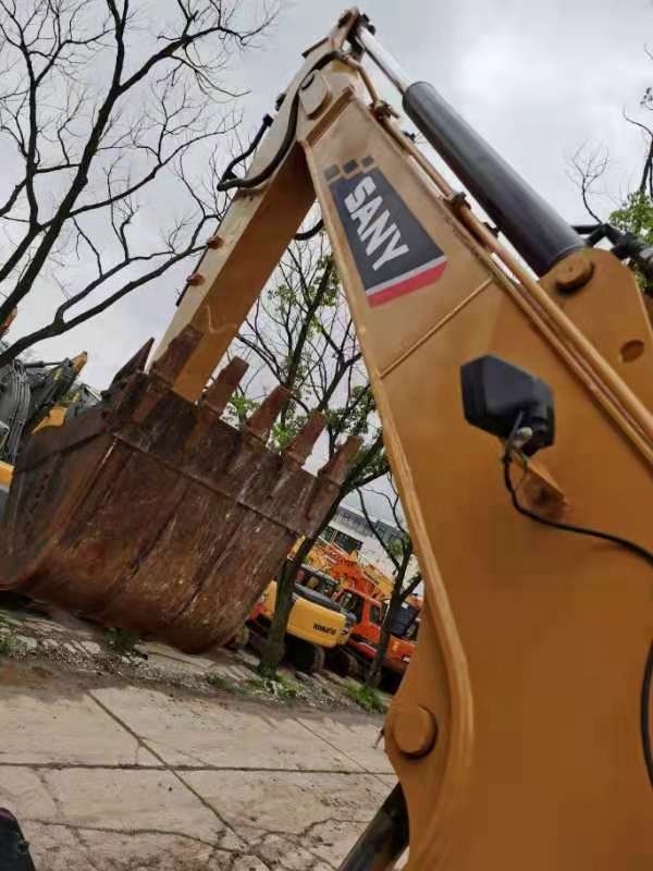 Yellow Sany SY75C Mini Crawler Excavator 3ton Isuzu Engine 0.16-0.38m Bucket Capacity