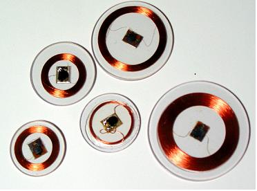 1mm Thickness Passive Programmable RFID Tags PVC Transparent 13.56MHz OEM