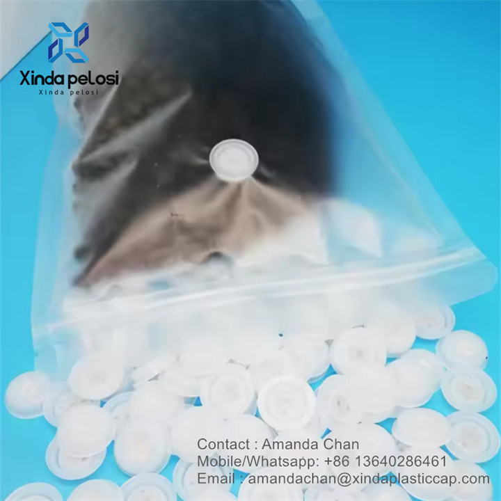 Good Exhaust Plastic One Way Valves Coffee Powder Valve For Coffee Packing