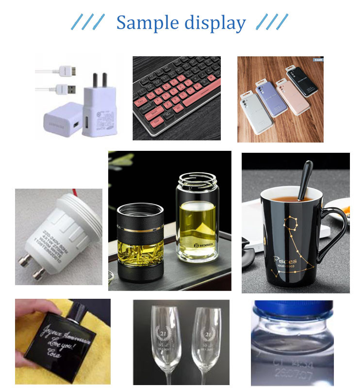 Portable Plastic Laser Marking Machine 355nm Air Cooling EZCAD Control Software