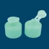 Buy cheap Ribbed Screw Flip Top Dispensing Caps / Colorful Plastic Bottle Flip Top OEM from wholesalers