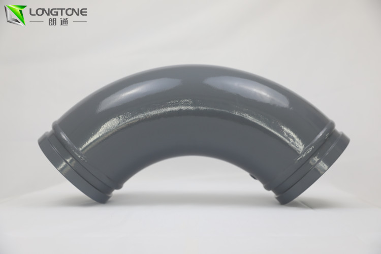 Welded Concrete Pump Pipe Bend 4.5mm Thikness Twin Wall Elbow