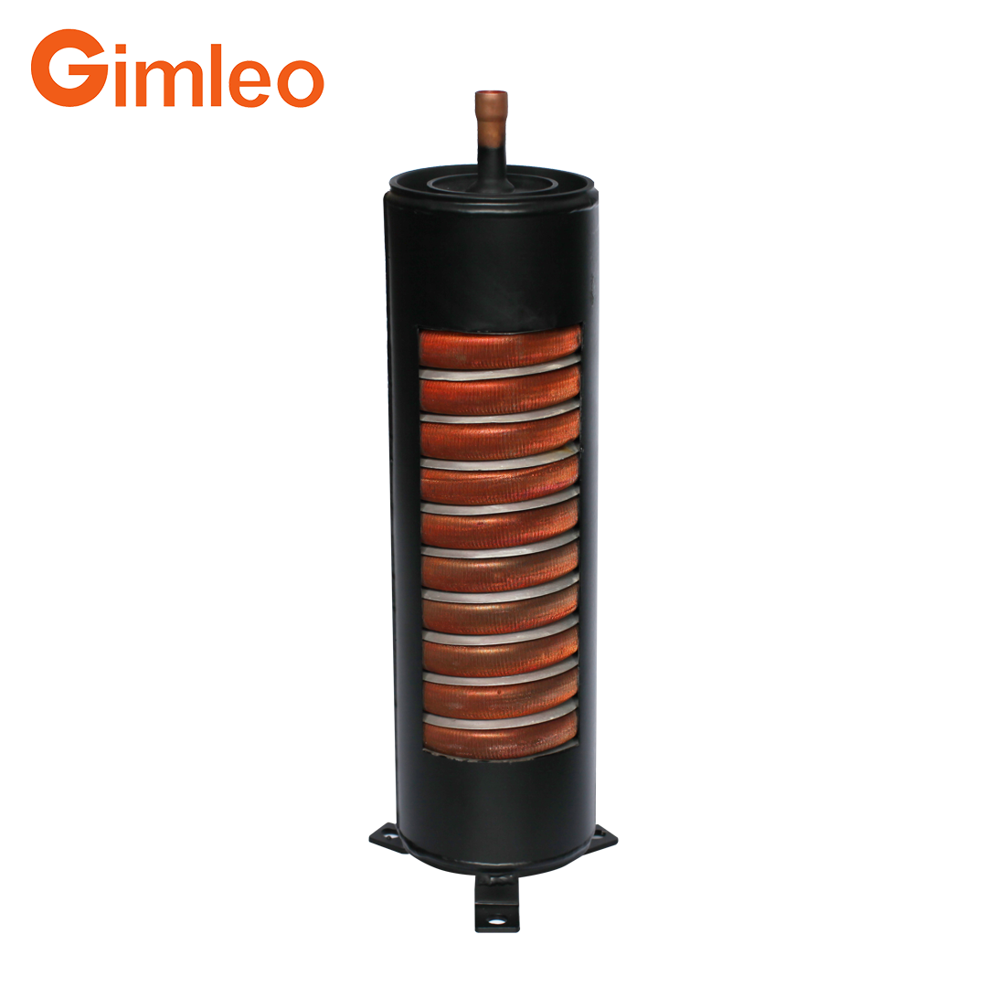 160mm Steel Shell Air Source Heat Exchanger High Pressure For Water Heating TKA RAH03-CME