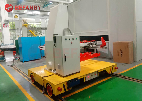 Railway Material Transfer Carts Steel Pipe Handling 20m/Min