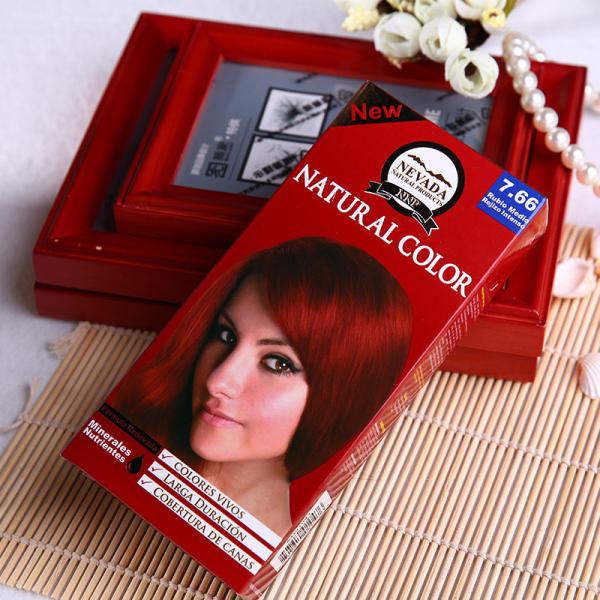 Hair cream Baked ointment hair dye customized silver cardboard Colorful box
