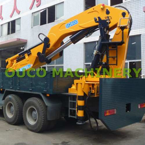  High Efficiency CE 50t Knuckle Telescoping Boom Crane Manufactures