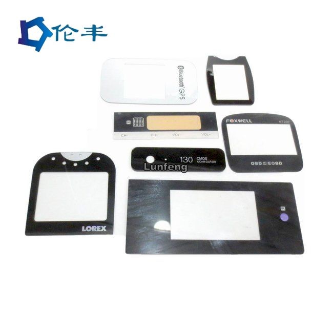Anti-Glare Acrylic Front Panel Overlay 3M467 RAL Color Silk Screen Printing
