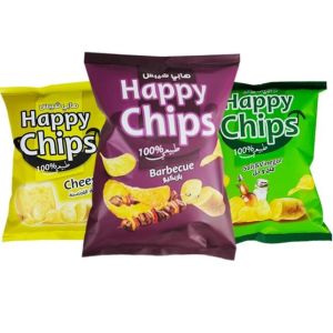 China Custom Food Popcorn Potato Chips three side seal pouch for Snack on sale