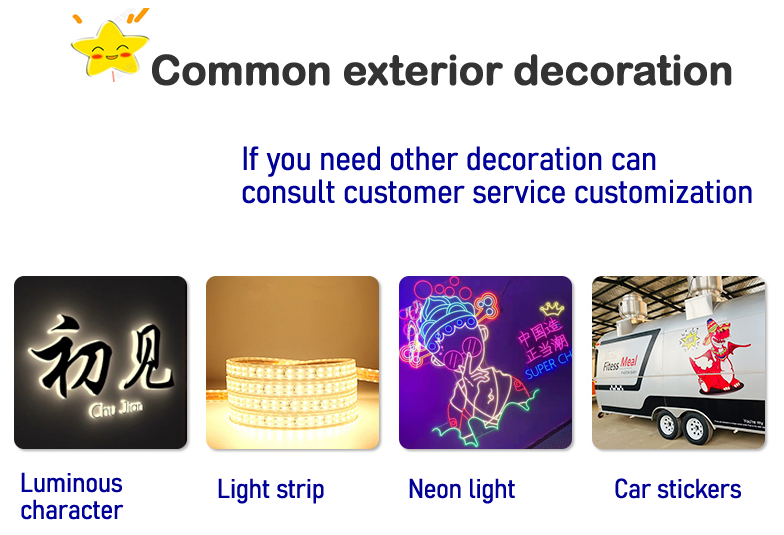 After Service Online support Customized Ice Cream Mobile Beer Tow Bus Truck Trailer Cart