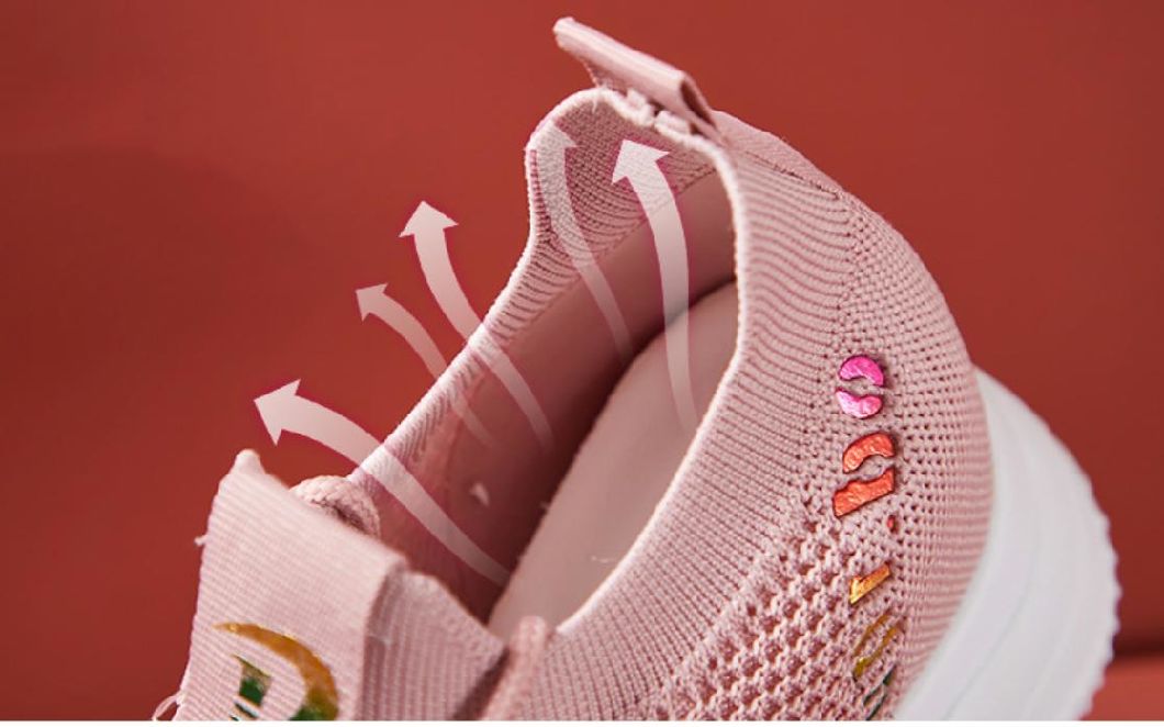 New Style High Heel Shoes Fashion Shoes Flyknit Shoes Sneaker Shoes Sport Shoes Walking Jogging Running Shoes Casual Shoes Ladies Shoes Footwear