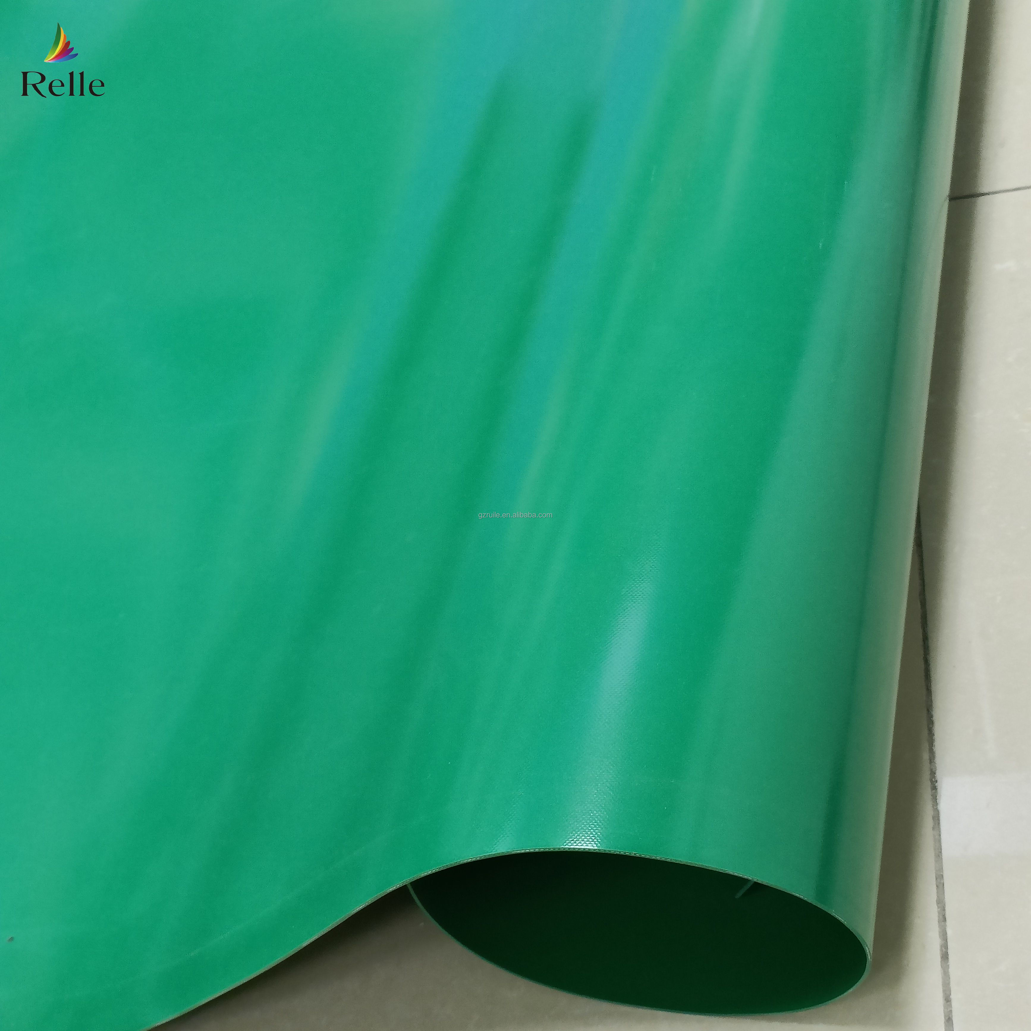 PVC Workshop Floor Covering 1.4mm Workshop Vinyl Flooring Blue Green