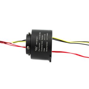  High Speed Through Hole Slip Ring 6 Circuits 12mm Hole Manufactures