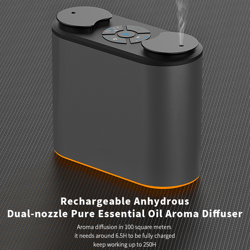 HOMEFISH Aromatherapy Electronic Waterless Fragrance Diffuser Aroma Oil Mist Humidifier