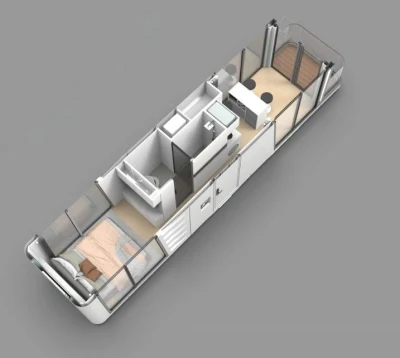 Prefab Space Capsule Villa House With Welded Steel Frame Structure