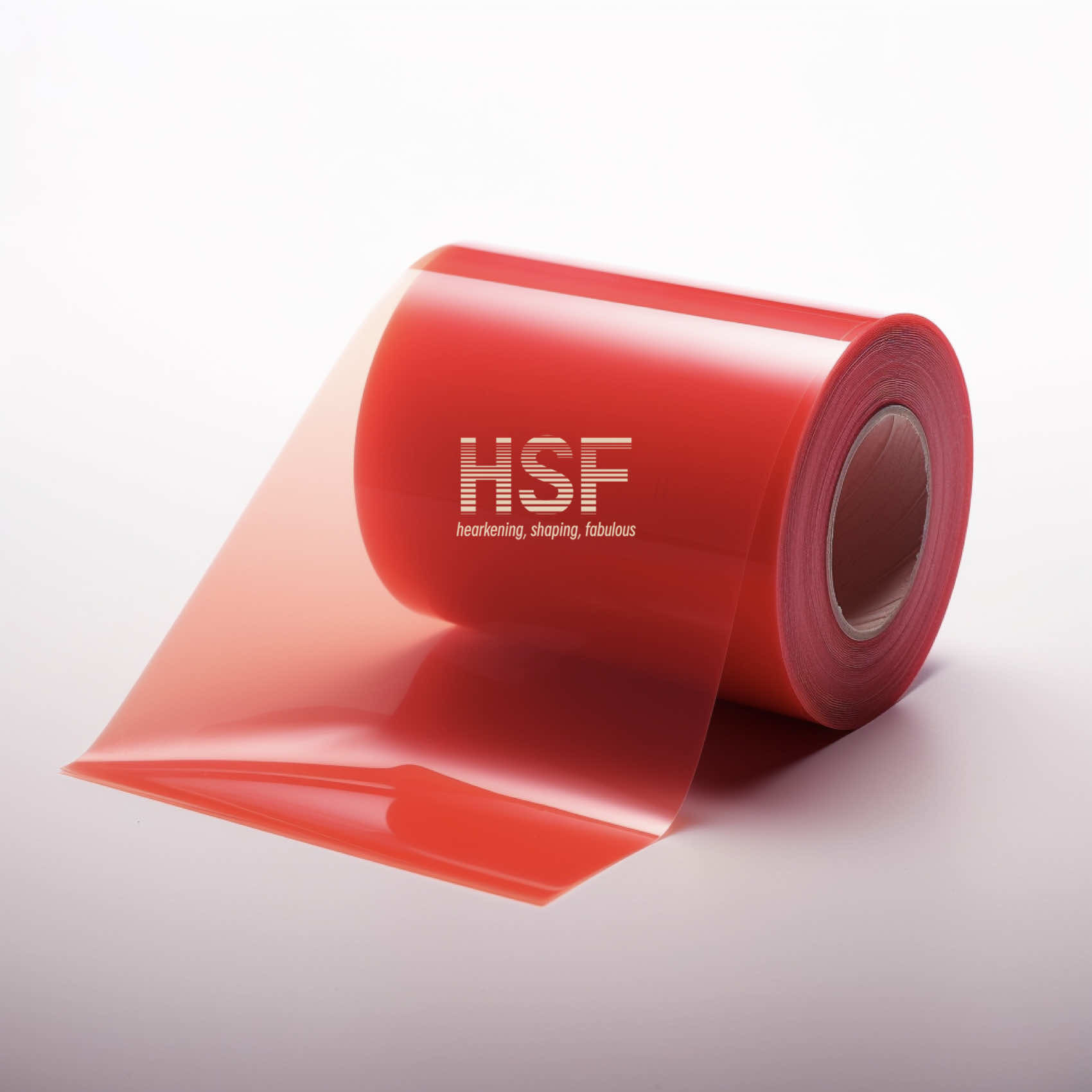 20um Translucent Red Non Silicone Coated Translucent Polyester Film