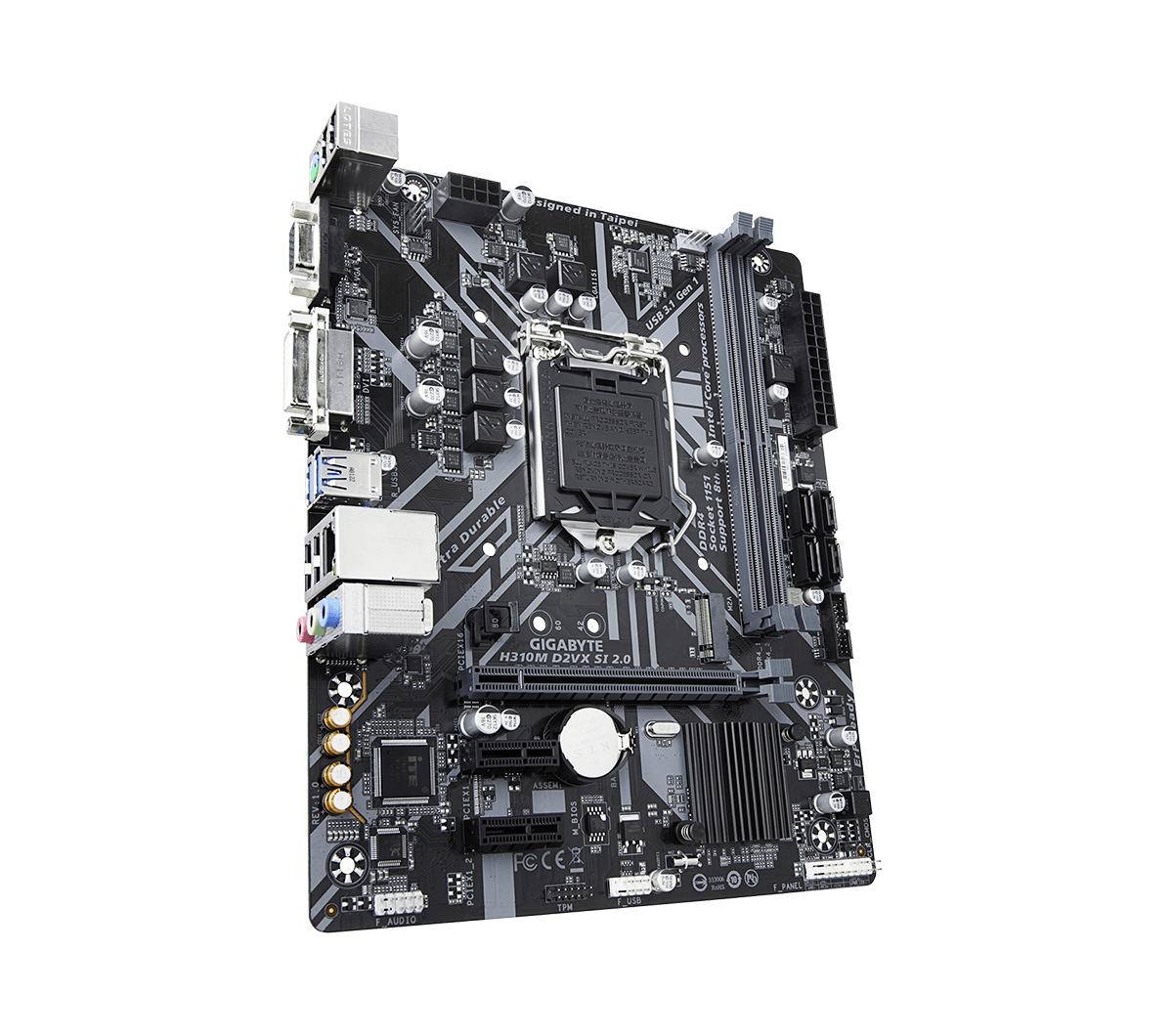 Customized GA- H310M D2VX 2.0 motherboard support Intel H310 2* DDR4 LGA1151 motherboard