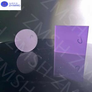 China Violet Purple Sapphrie Raw Gemstone Synthetic Sapphire Gemstone Man-Made Colored Sapphire on sale