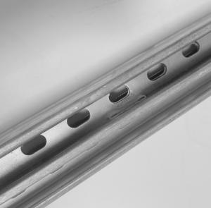  1.5mm Thickness Slotted Strut Channel For Construction Carbon Steel Photovoltaic Bracket Manufactures