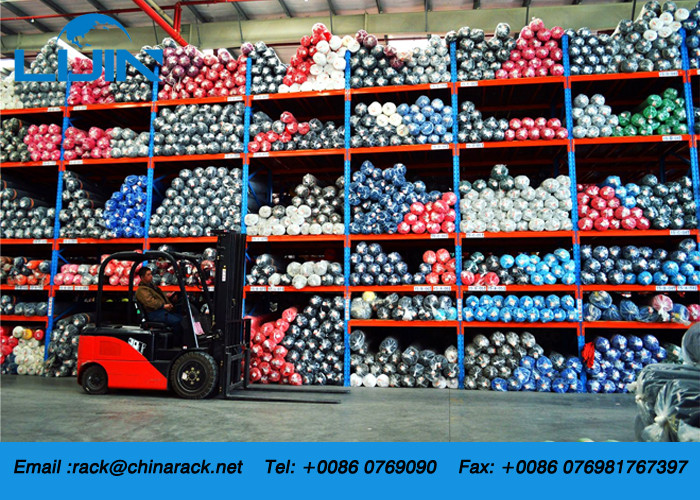Heavy Duty Selective Pallet Racking , ISO9001 / ISO14001 Industrial Storage Shelves