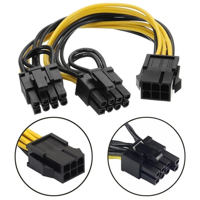 PSU Cable Kit 24pin ATX 8pin PCI-E 8pin To 6+2 To 6+2 6pin PCI-E To 2 * Large 4P Puncture To Small 4P soft silicone cable