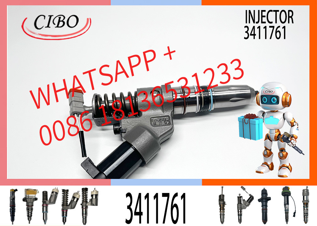 Original New Cummins Injector 3411761 3411762 3411763 3411764 3411765 3411766 3411767 3411821 Suitable for Cummins Engine