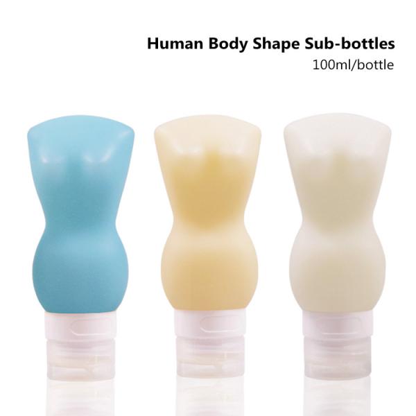 Unique Human Body Shape Travel Size Bottles , Business Trip Travel Shampoo