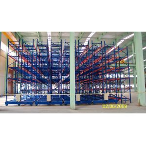 Electrical Mobile Racking Automated Warehouse System With Rail Steel Q235