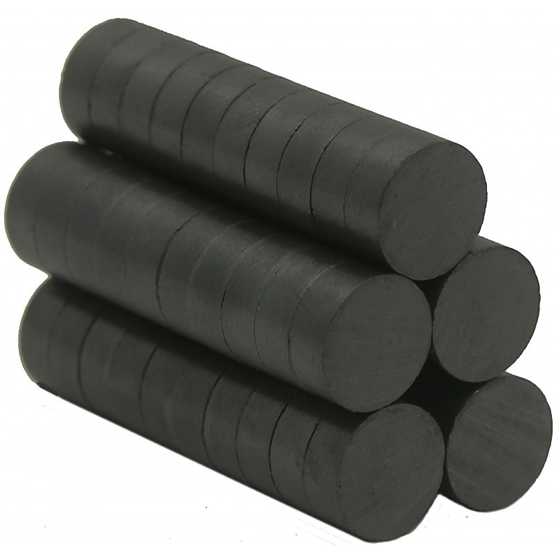 Round Ceramic Industrial Magnets C8 Ferrite Disc Magnets for Crafts and Refrigerator