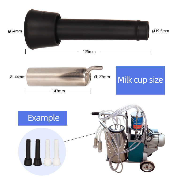 High Performance Milking Machine Liners WS230 Short Model For Smooth Milking Process