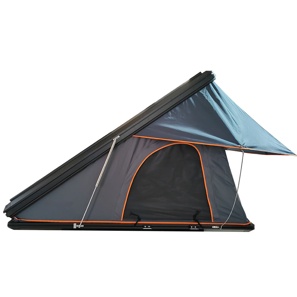 Aluminum Hard Shell Rooftop Tent for 4 Person Truck Camping Open Size 210*143*163cm