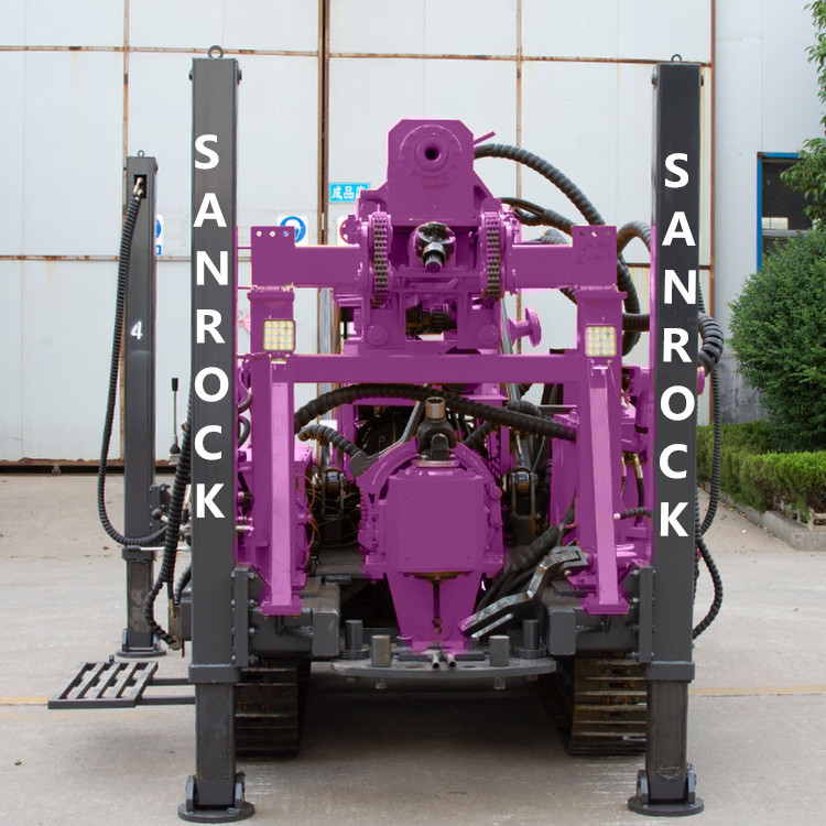 Diamond Core Drill Rig With Mud Pump Exploration Depth 350m Hydraulic Core Drilling Rig